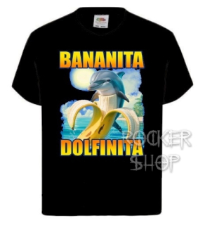 Tričko ITALIAN BRAINROT detské-Bananita Dolfinita
