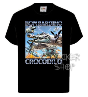 Tričko ITALIAN BRAINROT detské-Bombardino Crocodilo