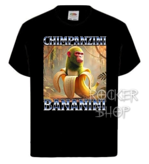 Tričko ITALIAN BRAINROT detské-Chimpanzini Bananini