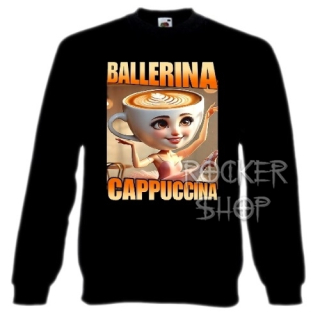 Mikina ITALIAN BRAINROT pánska-Ballerina Cappuccina