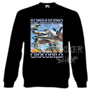 Mikina ITALIAN BRAINROT pánska-Bombardino Crocodilo