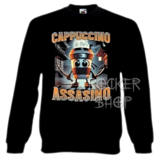 Mikina ITALIAN BRAINROT pánska-Cappuccino Assasino