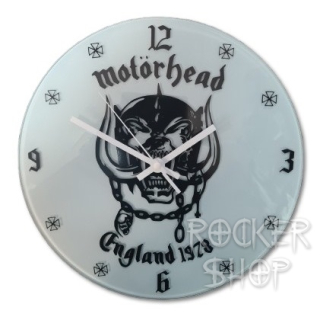 Nástenné hodiny MOTORHEAD sklenené-England 1978