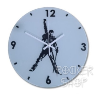 Nástenné hodiny FREDDIE MERCURY sklenené-Silhouette