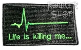 Nášivka TYPE O NEGATIVE nažehľovacia-Life Is Killing Me