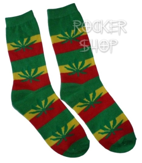 Ponožky MARIJUANA-Rasta