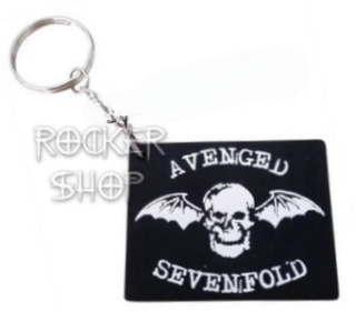 Kľúčenka AVENGED SEVENFOLD-Bat Skull Logo