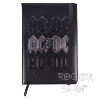 Poznámkový blok AC/DC A5-Logo