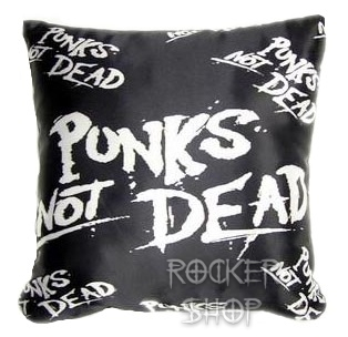 Vankúš PUNKS NOT DEAD-Logo