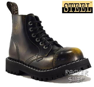 Topánky STEEL-6 dierkové žlté Rub Off