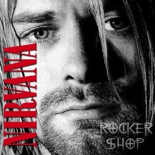 Nálepka NIRVANA-Kurt Cobain