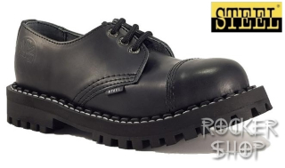 Topánky STEEL-3 dierkové čierne