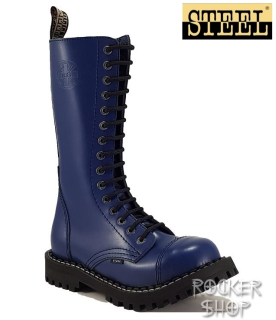 Topánky STEEL-15 dierkové modré