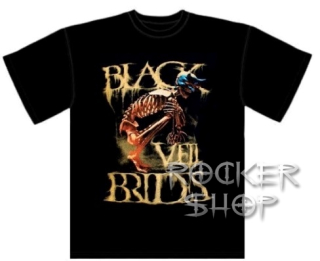 Tričko BLACK VEIL BRIDES pánske-Skeleton