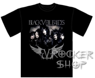 Tričko BLACK VEIL BRIDES pánske-Band Wings Logo