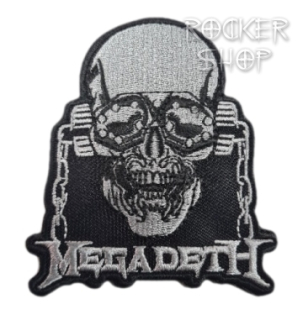 Nášivka MEGADETH nažehľovacia-Skull