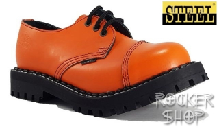 Topánky STEEL-3 dierkové oranžové